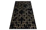 Kusový koberec Gloss 407C 86 glamour black/gold - 160x220 cm