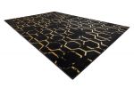 Kusový koberec Gloss 407C 86 glamour black/gold - 160x220 cm