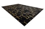 Kusový koberec Gloss 407C 86 glamour black/gold - 120x170 cm