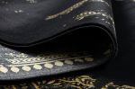 Kusový koberec Gloss 408C 86 glamour black/gold - 120x170 cm