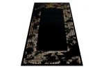 Kusový koberec Gloss 408C 86 glamour black/gold - 80x150 cm