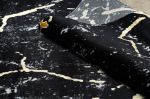 Kusový koberec Gloss 410A 86 3D mramor black/gold - 240x330 cm