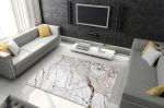 Kusový koberec Gloss 529A 53 3D mramor ivory/beige - 120x170 cm