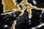 Kusový koberec Gloss 529A 82 3D mramor black/grey - 80x150 cm