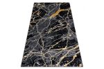 Kusový koberec Gloss 529A 82 3D mramor black/grey - 200x290 cm