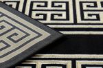 Kusový koberec Gloss 6776 86 greek black/gold - 80x150 cm