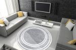 Kusový koberec Gloss 2813 27 greek grey kruh - 150x150 (průměr) kruh cm