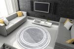 Kusový koberec Gloss 2813 27 greek grey kruh - 120x120 (průměr) kruh cm