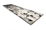 Běhoun Gloss 409A 82 3D cubes black/gold/grey - 60x200 cm