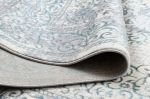 Kusový koberec Core W7161 Vintage rosette blue/cream and grey - 120x170 cm