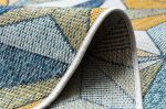 Kusový koberec Cooper Sisal Mosaic 22222 ecru/navy - 140x190 cm