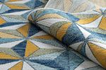 Kusový koberec Cooper Sisal Mosaic 22222 ecru/navy - 160x220 cm