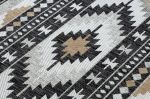 Kusový koberec Cooper Sisal Aztec 22235 ecru/black - 160x220 cm