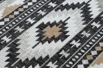 Kusový koberec Cooper Sisal Aztec 22235 ecru/black - 180x270 cm