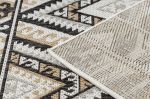 Kusový koberec Cooper Sisal Aztec 22224 ecru/black - 80x150 cm