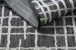 Kusový koberec Sion Sisal Trellis 22144 black/ecru – na ven i na doma - 200x290 cm