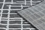 Kusový koberec Sion Sisal Trellis 22144 black/ecru – na ven i na doma - 200x290 cm