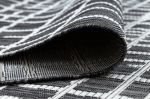 Kusový koberec Sion Sisal Trellis 22144 black/ecru - 140x190 cm