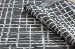 Kusový koberec Sion Sisal Trellis 22144 black/ecru – na ven i na doma - 200x290 cm