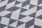 Kusový koberec Sion Sisal Triangles 22373 ecru/blue-pink - 140x190 cm