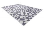 Kusový koberec Sion Sisal Triangles 22373 ecru/blue-pink - 80x150 cm