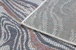 Kusový koberec Sion Sisal Waves 2836 ecru/blue/pink - 140x190 cm
