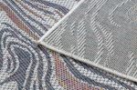 Kusový koberec Sion Sisal Waves 2836 ecru/blue/pink – na ven i na doma - 160x220 cm