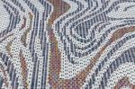 Kusový koberec Sion Sisal Waves 2836 ecru/blue/pink - 120x170 cm
