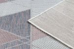 Kusový koberec Sion Sisal Triangles 3006 ecru/pink - 160x220 cm