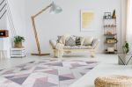 Kusový koberec Sion Sisal Triangles 3006 ecru/pink - 120x170 cm