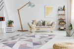 Kusový koberec Sion Sisal Triangles B3006A ecru/pink – na ven i na doma - 200x290 cm