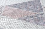 Kusový koberec Sion Sisal Triangles 3006 ecru/pink - 80x150 cm