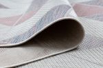 Kusový koberec Sion Sisal Triangles B3006A ecru/pink – na ven i na doma - 200x290 cm