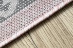 Kusový koberec Sion Sisal Aztec 3007 pink/ecru - 180x270 cm