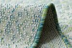 Kusový koberec Sion Sisal Aztec 22184 green/blue/ecru - 80x150 cm