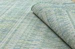 Kusový koberec Sion Sisal Aztec 22184 green/blue/ecru – na ven i na doma - 200x290 cm