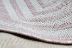 Kusový koberec Sion Sisal Labirinth 22376 pink/ecru – na ven i na doma - 180x270 cm