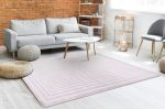 Kusový koberec Sion Sisal Labirinth 22376 pink/ecru - 180x270 cm