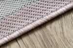 Kusový koberec Sion Sisal Labirinth 22376 pink/ecru - 140x190 cm