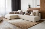 Kusový koberec Flim 007-B2 Stripes beige - 80x150 cm