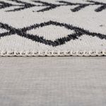 Kusový koberec Deuce Edie Recycled Rug Monochrome/Black - 80x150 cm