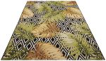 Kusový koberec Flair 105611 Diamonds and Leaves Multicolored – na ven i na doma - 240x340 cm