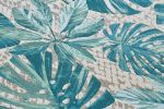 Kusový koberec Flair 105618 Tropical Leaves Turqouise – na ven i na doma - 240x340 cm