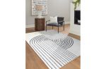 Kusový koberec Mode 8587 geometric cream/black - 200x290 cm