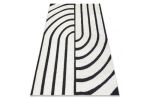 Kusový koberec Mode 8631 geometric cream/black - 160x220 cm