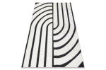 Kusový koberec Mode 8631 geometric cream/black - 120x170 cm