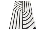 Kusový koberec Mode 8631 geometric cream/black - 180x270 cm