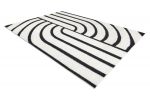 Kusový koberec Mode 8631 geometric cream/black - 120x170 cm