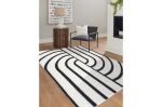 Kusový koberec Mode 8631 geometric cream/black - 180x270 cm