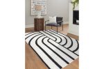 Kusový koberec Mode 8631 geometric cream/black - 120x170 cm